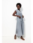 Robe-chemise Rayée Femme - Multicolore Raye