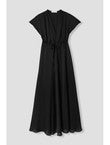 Robe Eleonor Unie - Noir Uni Fonce
