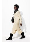 Robe-pull Côtelée Femme - Naturel Uni Clair