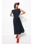 Robe T-shirt - Bleu Uni Fonce