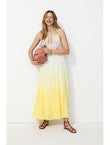 Robe Longue 2 en 1 Femme - Naturel Uni Clair