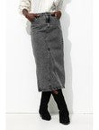 Jupe Longue en Jean Femme - Jeans Uni Clair