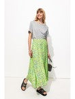 Jupe Évasée Imprimée Femme - Multicolore Imprime