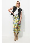 Jupe Midi Laura Gulshani - Multicolore Imprime