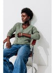 Pull Côtelé Col V Femme - Gris Uni Fonce