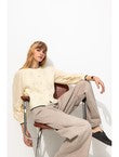 Cardigan Effet 2 en 1 - Naturel Uni Clair