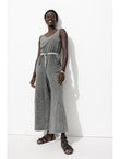 Combinaison-pantalon en Jersey - Noir Uni Fonce