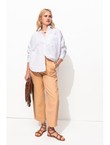 Pantalon Balloon en Toile - Rose Uni Colore