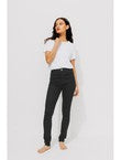 Gaspard Jean Skinny Femme - Noir Uni Fonce