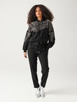 Pantalon Jogpant Femme - Noir Uni Fonce