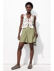 Short Large Femme - Kaki Uni Clair