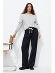 Pantalon Large Cordon Femme - Multicolore Raye