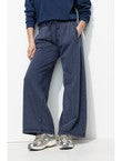 Pantalon de Jogging Large - Bleu Uni Fonce