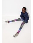 Leggings Tie & Dye Femme - Multicolore Imprime