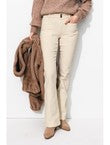 Eugene Jean Flare Femme - Naturel Uni Clair