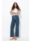 Hector Jean Taille Haute - Jeans Uni Fonce