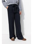 Pantalon Large Version Longue - Bleu Uni Fonce
