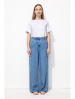 Jean Large en Lyocell Femme - Jeans Uni Clair