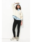 Leggings en Jersey Milano - Noir Uni Fonce
