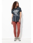 Leggings en Jersey Milano - Rose Uni Colore