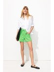 Short en Molleton Uni Femme - Vert Uni Colore