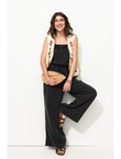 Combipantalon en Gaze de Coton - Gris Uni Fonce