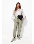 Pantalon Chino en Lyocell - Kaki Uni Clair