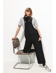 Combinaison-pantalon Femme - Noir Uni Fonce