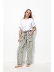Jean Workwear Taille Haute - Jeans Uni Clair