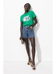 Short en Jean de Couleur Femme - Jeans Uni Fonce