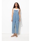 Combinaison Salopette en Jean - Jeans Uni Clair