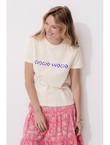T-shirt à Message Femme - Naturel Imprime