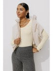 T-shirt Thermique Femme - Naturel Uni Clair