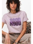 T-shirt à Message Femme - Multicolore Imprime