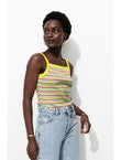 Débardeur Rayé Fluo - Multicolore Raye