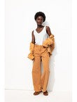Débardeur Col V en Coton Femme - Blanc Uni Clair