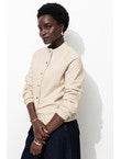 Sweat-shirt Teddy en Molleton - Naturel Uni Clair
