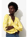 Chemise Oversize Imprimée - Jaune Imprime