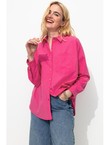 Maxi-chemise Femme - Rose Uni Colore