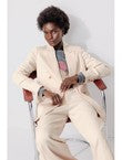 Blazer Croisé Unie Femme - Naturel Uni Clair