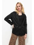 Veste de Tailleur Femme - Noir Uni Fonce