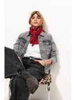 Veste en Jean Femme - Jeans Uni Clair