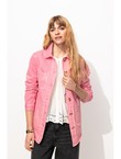 Alma Veste Surchemise Rayée - Rose Uni Colore