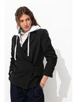 Veste de Tailleur Femme - Noir Uni Fonce