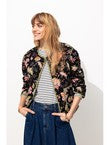Veste Matelassée Imprimée - Multicolore Imprime