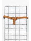 Ceinture en Simili Femme - Grège Uni Clair