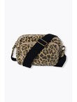 Sac Besace en Toile Léopard - Grège Imprime