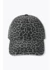 Casquette Léopard Femme - Gris Imprime