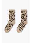 Chaussettes Léopard Femme - Naturel Imprime