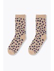 Chaussettes Léopard Femme - Rose Imprime